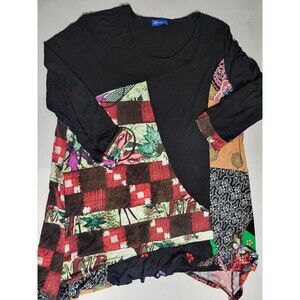 Aster by Firmiana Sz XL Quarter Sleeves Tunic Top